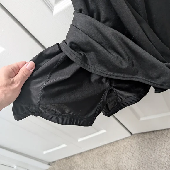 Little Black Athletic Dress - Picture 5 of 6